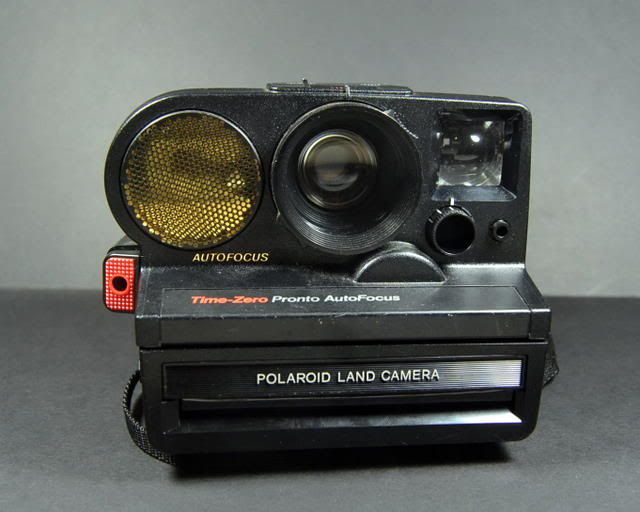 Vintage Polaroid SX 70 Time Zero Pronto Sonar Auto Focus Land Camera 