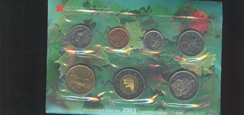 2003 Canada Proof Like Uncirculated Set CF46  