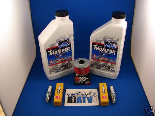 Honda TRX450ES/S Foreman Oil Filter Spark Plug Tune Up  