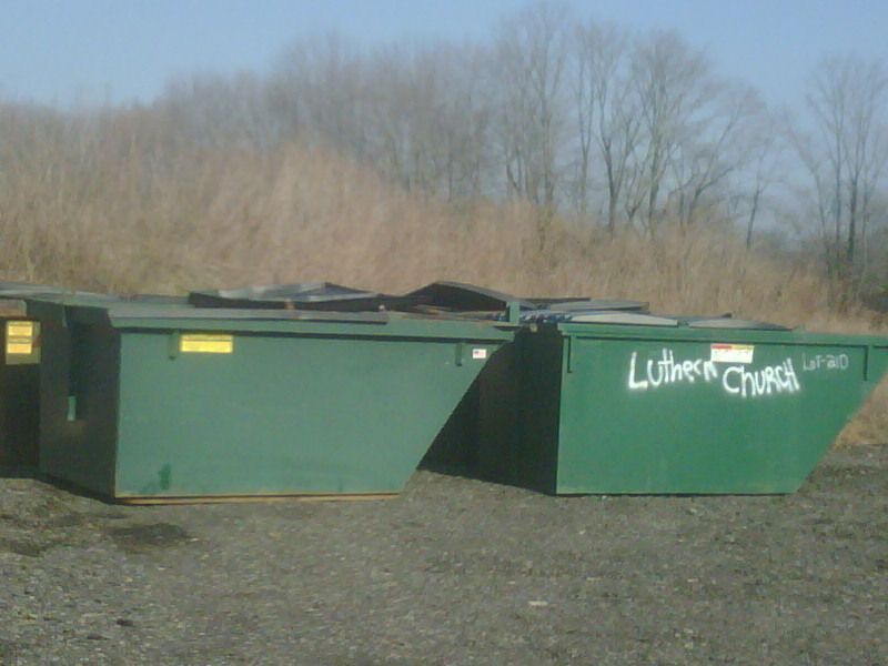 USED DUMPSTER REAR LOAD CONTAINER ROLL OFF ROLLOFF  