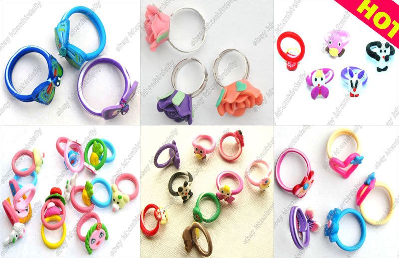 120pcs 6styles wholesale jewelry Mixed lots childrens polymer clay 