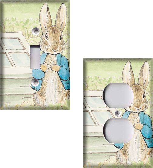 Peter Rabbit #1 Light Switch Plate  