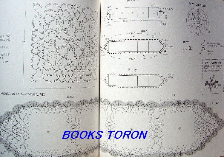 Small Lace Crochet Goods/Japanese Knitting Book/698  