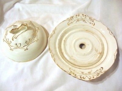 Vintage WS George Radisson 3 Pc Butter Dish ca 1930  