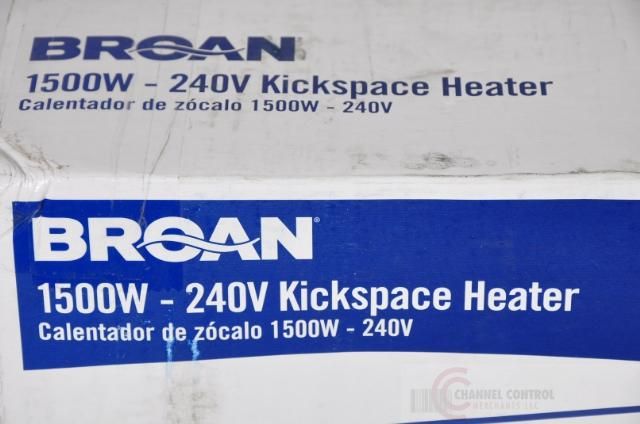 Broan Model 112 Kickspace Heater w/ Built In Thermostat  