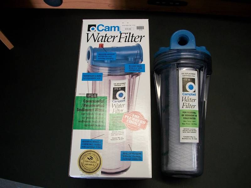 Campbell Whole House Water, Sediment Filter 1PS B *NEW*  